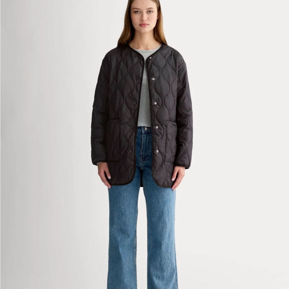 Everlane Women's Black Quilted Puffer Jacket
